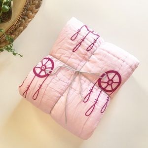 NWT • Lil’ Pyar Kids Pink Dreamcatcher Reversible Quilt